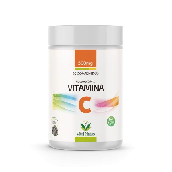 Vitamina C 500mg Vital Natus - 60 cápsulas
