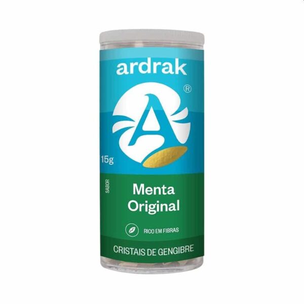 Cristais de Gengibre Menta Ardrak - 15g