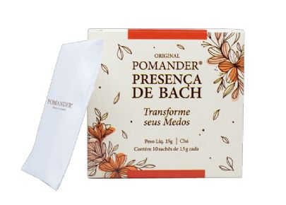 Chá Pomander Presença de Bach Transforme seus Medos - 10 sachês