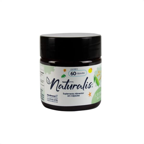 Lecitina de Soja Naturalis - 60 cápsulas